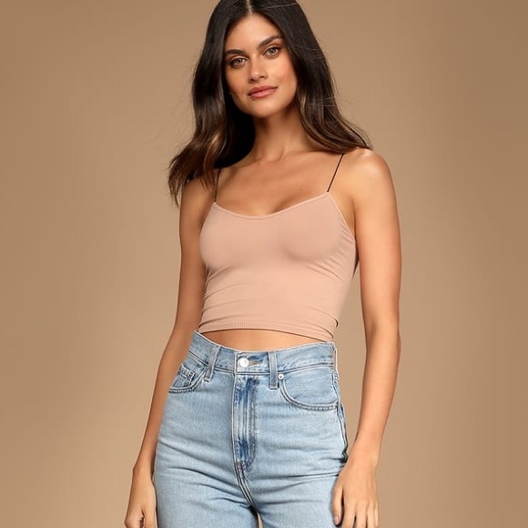 NEW! Free People Skinny Strap Seamless Brami - Picture 3 of 7